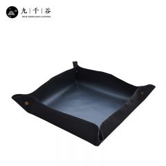 九千谷 园艺地垫 家庭阳台防漏垫种植操作垫多肉换盆翻土垫牛津布防水 75*75cm黑色 6140