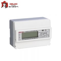 德力西电气 三相四线电子式多费率电能表DTSF/U6606 220/380V 1级 15(60)A 导轨表