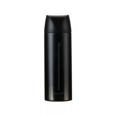 茶花（CHAHUA）瑞派保温杯便携男女简约不锈钢水杯茶杯380ml  典雅黑 053013