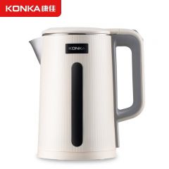 康佳（KONKA） 电热水壶大容量304不锈钢烧水壶米白色KDSH-1802-M