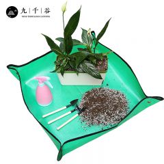 九千谷 园艺地垫 种植垫PE材质防水防漏土垫子花盆垫摘叶换土不脏地板多肉种植垫4719