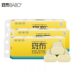 斑布（BABO）DBCW80B30 卷纸竹浆纸卫生纸BASE系列无芯卷纸3层80克*30卷整箱