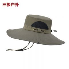 三极户外（Tri-polar） TP6458大檐遮阳登山太阳帽军绿色