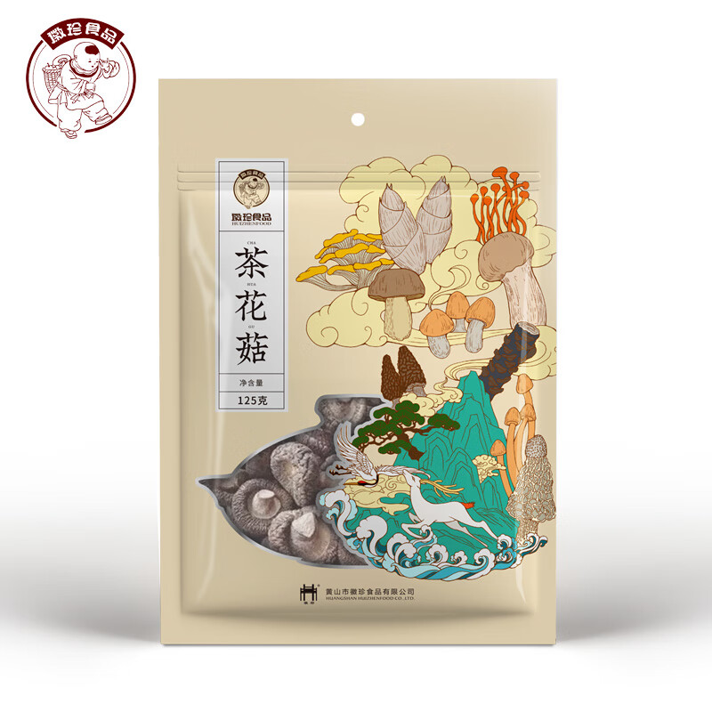 徽珍 茶花菇小金袋125g/袋