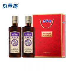 贝蒂斯 小贝厨房 团购送礼 凉拌烹饪 亚麻籽油500ml*2 礼盒装