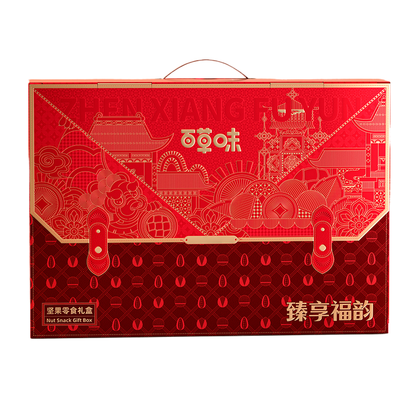百草味 臻享福韵坚果大礼包 2586g