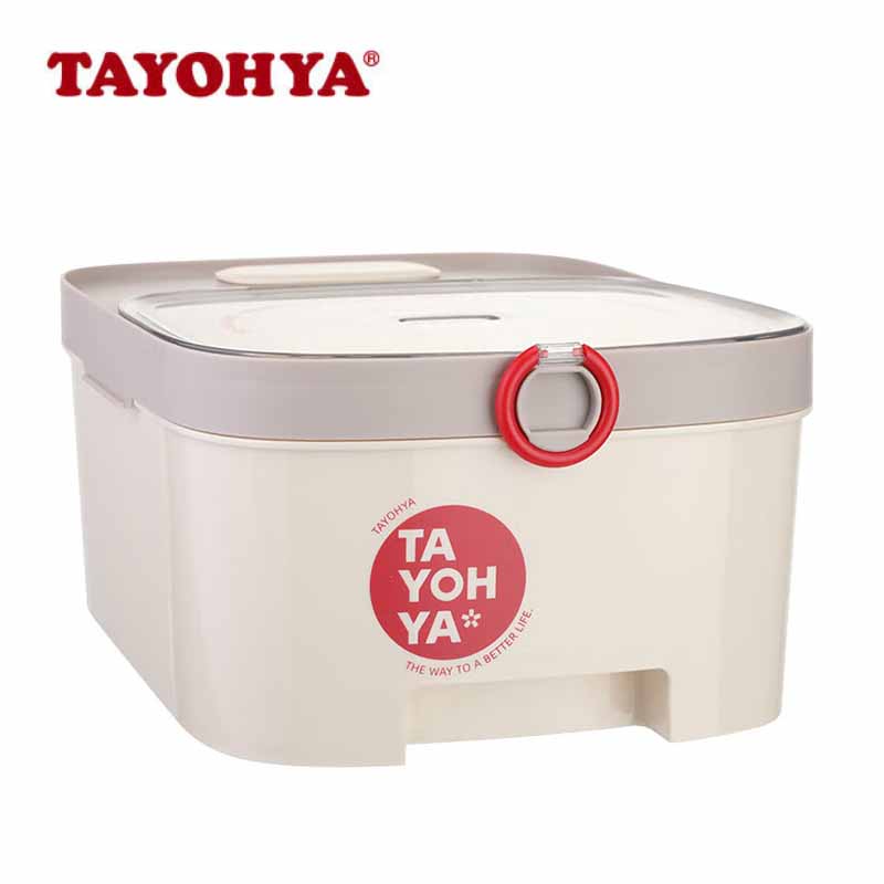 多样屋（TAYOHYA） TA11-0035BP 时尚米桶收纳大容量 可视化翻盖设计节省空间