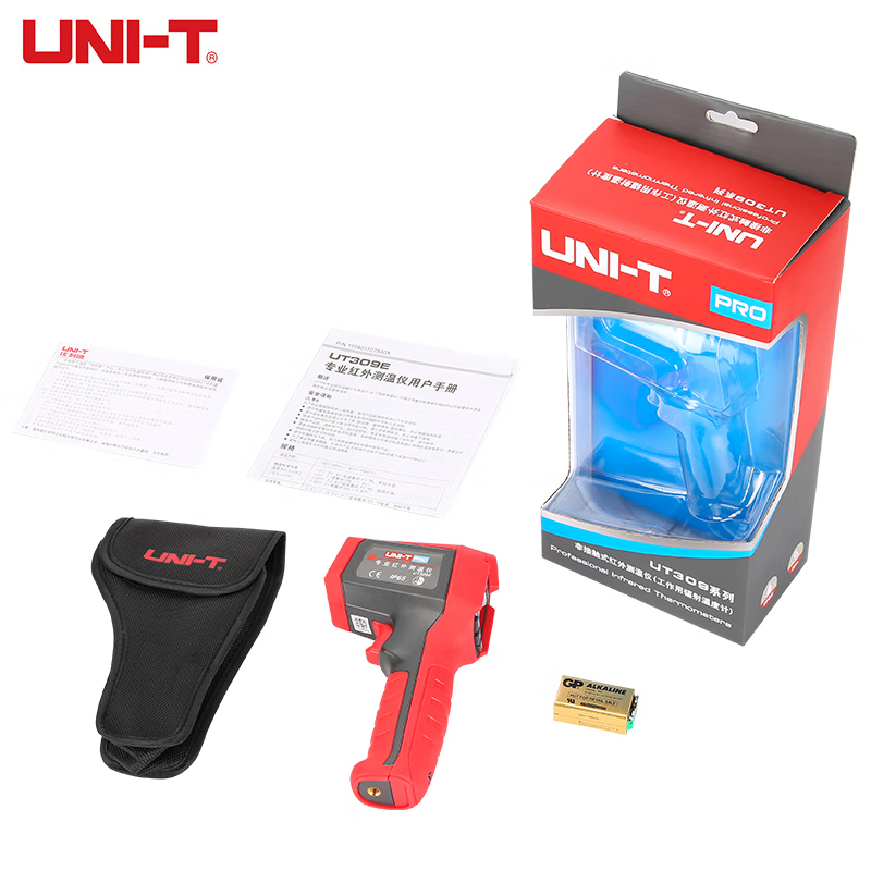 优利德（UNI-T）UT309E 非接触式红外线测温仪 高精度点温仪 三防测温枪