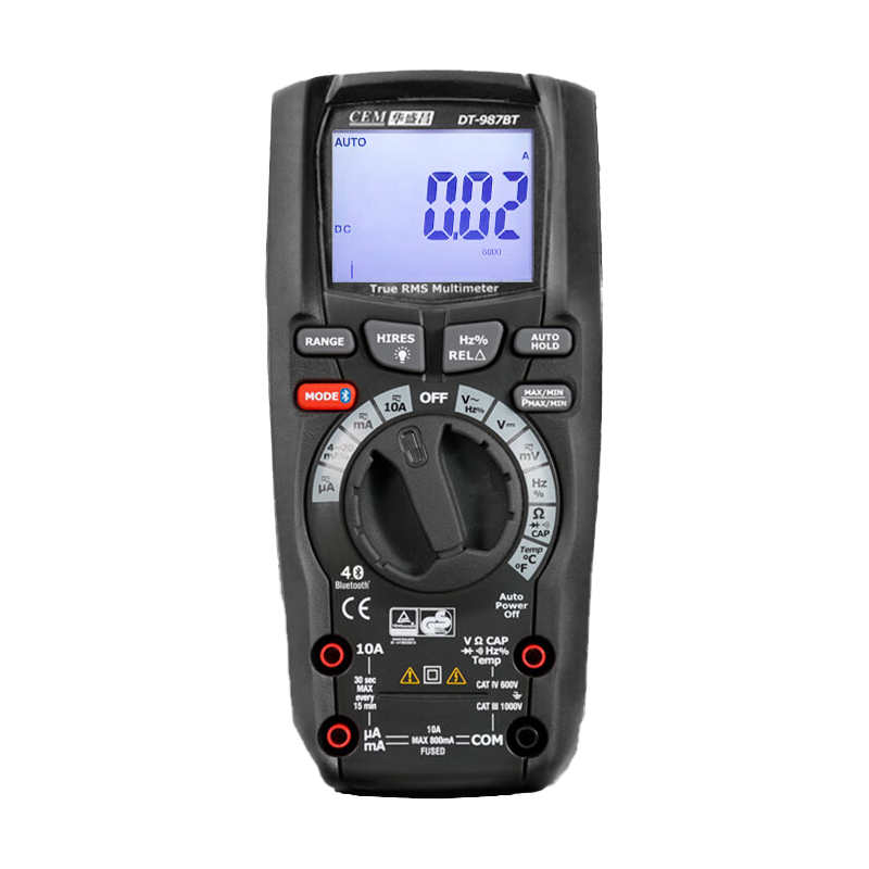 华盛昌（CEM） DT-987BT数字万用表智能防烧电工表