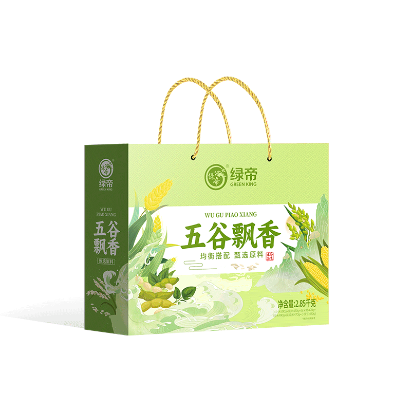 绿帝(GREEN KING) 五谷飘香杂粮礼盒 2850g