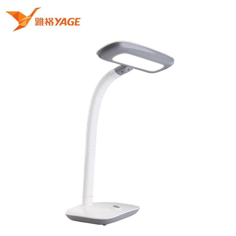 雅格 LED台灯 4W 可触摸调光LED灯书房宿舍阅读台灯 瓷白 YG-T124 台灯