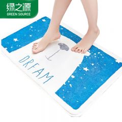 绿之源 Z-4235羊羔毛印花小熊地垫40*60cm脚垫垫子卫浴洗澡间