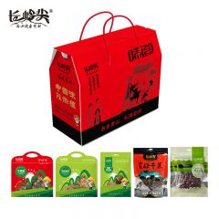 长岭尖 菌菇干货食用菌香菇猴头菇银耳红枣梅干菜员工福利团购送礼品 端午礼盒 徽州味道874g
