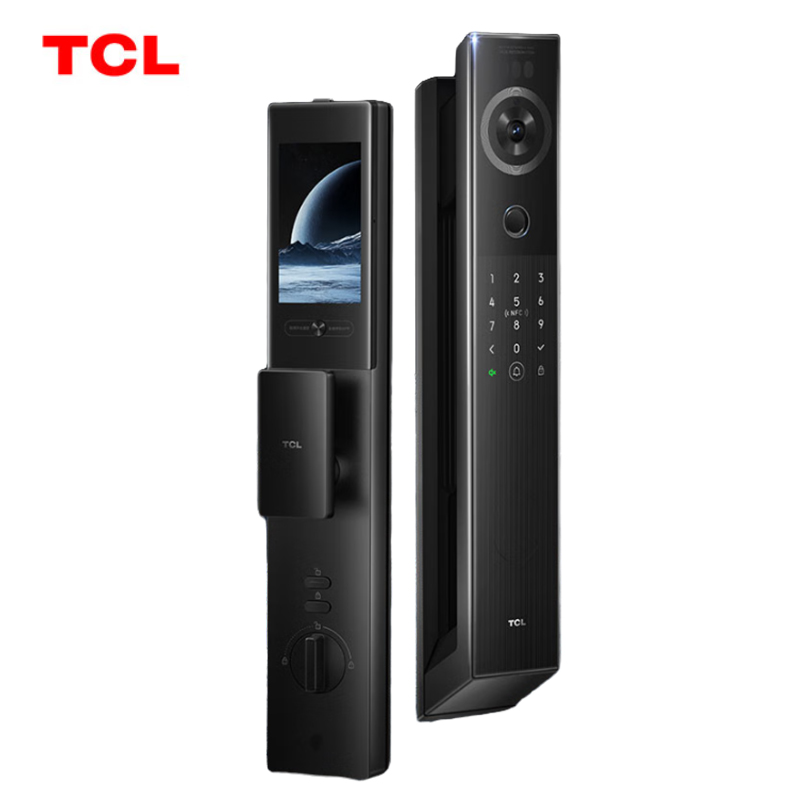 TCL X9S Pro AI刷脸大屏猫眼智能门锁3D结构光