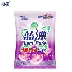蓝漂（Lam Pure） 袋装爆渍盐洗衣粉260g不含磷去污清洁深层去渍温和不刺激
