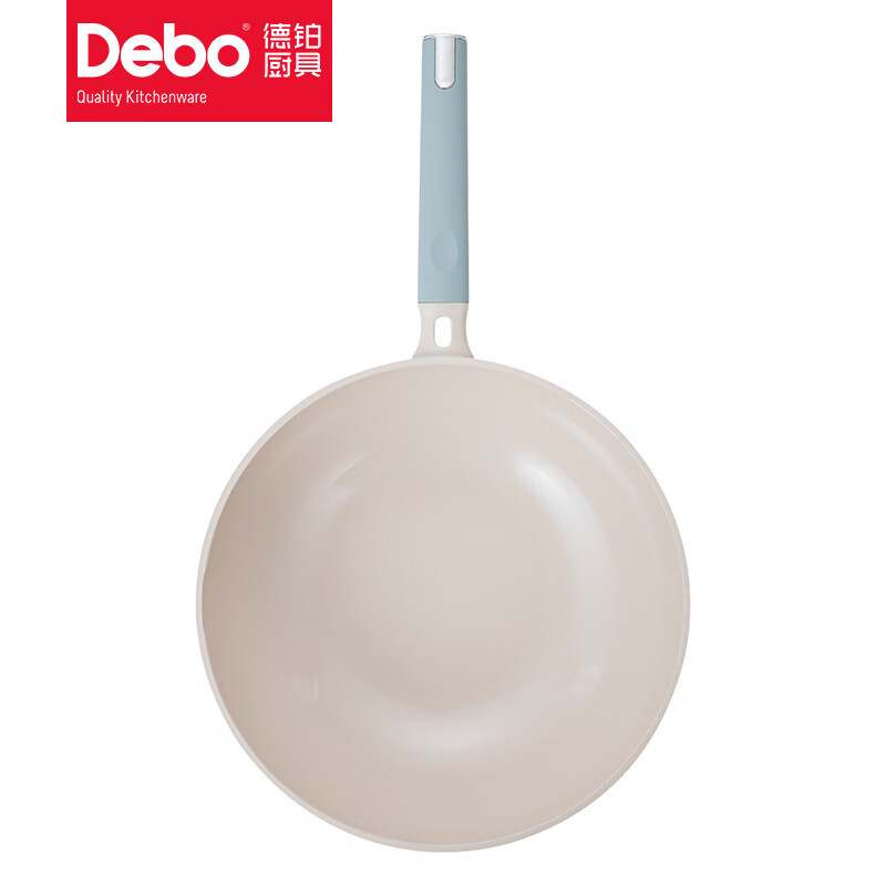 德铂（Debo） DEP-DS417埃菲尔炒锅含钛0涂层陶瓷炒锅煎锅不沾锅不挑灶具 32cm