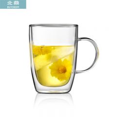 北鼎（Buydeem）CD1007双层隔热玻璃杯办公室精美茶杯水杯 耐热透明家用泡茶杯