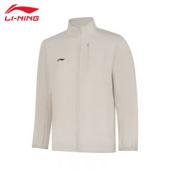 李宁（LI-NING） 防风保暖男款夹克AJDU301-5燕麦灰5XL