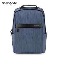 新秀丽（Samsonite） TR1*01026双肩包商务通勤背包简约轻便拼接设计书包电脑包蓝色