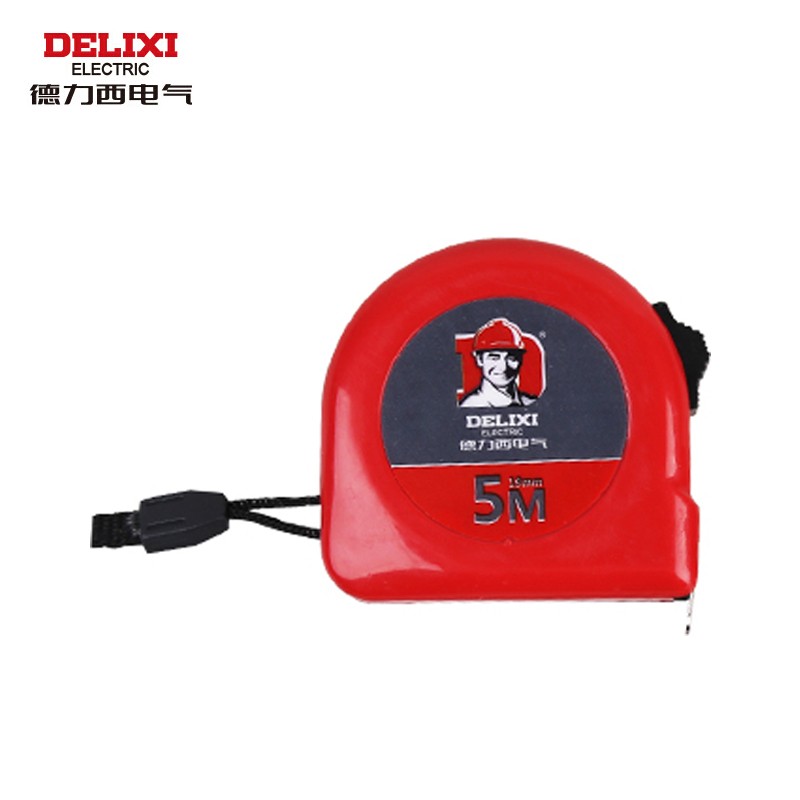 德力西电气（DELIXI ELECTRIC）自锁钢卷尺 伸缩尺子测量尺 高精度耐摔加厚测量工具 10m*25mm