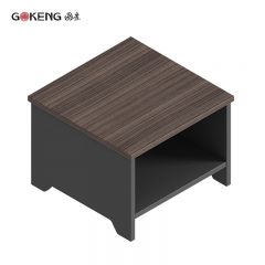 国景 茶几客厅简约边几沙发侧边柜双层储物柜  600*600*450mm G-CJ01