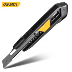 得力（deli） SK4塑柄美工刀壁纸刀裁纸刀地毯刀工业级快递开箱刀18mm DL018