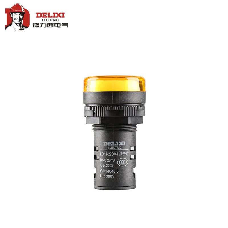 德力西电气（DELIXI ELECTRIC） 指示灯；LD11-22D AC.DC 24V 黄