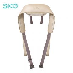 SKG H5 颈椎按摩仪颈部护颈仪蓝牙智控热敷脉冲按摩披肩香槟金