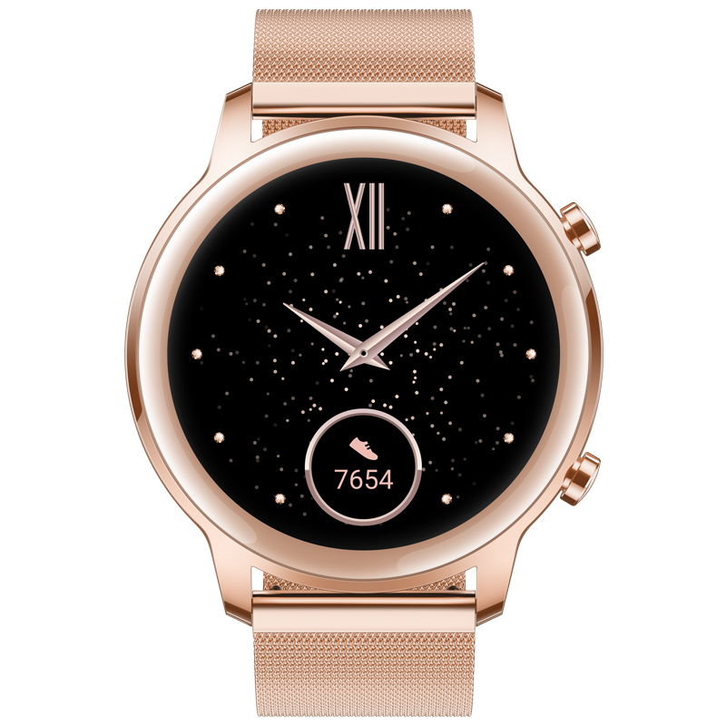荣耀（HONOR）手表2Magic2智能运动蓝牙通话手表 雅致款42MM-樱粉金