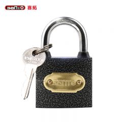 赛拓（SANTO）铁挂锁 水电表箱浴室泳池游泳馆柜子门锁 通开 0073 铁挂锁(小号)30mm*2