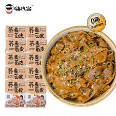 嗨吃家 荞麦面皮（麻酱味）118g*10袋装