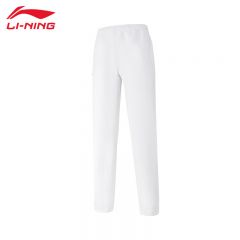 李宁（LI-NING） 舒适保暖女款卫裤AKLU982-3标准白XXL