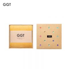 GGT 日本雪花绒浴巾礼盒加大加厚款送礼成人大浴巾速干男女洗澡巾浴巾礼盒装山吹70*140cm