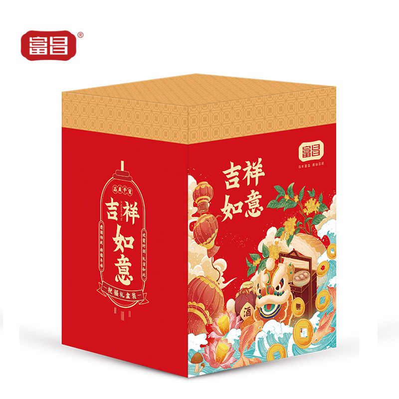 富昌 山珍海味大礼包B款1350g 南北干货礼盒