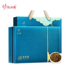 忆江南 金骏眉红茶节日礼品 武夷山核心产地 茶叶礼盒 荷韵金骏眉礼盒210g