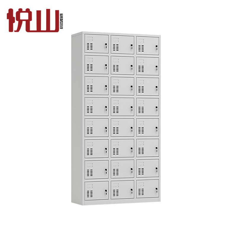 悦山 更衣柜加厚钢制储物柜存包柜员工柜 24门更衣柜 900*350*1800mm 台