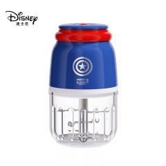 迪士尼(DISNEY)  婴儿辅食机 小型多功能搅拌机宝宝料理机 家用迷你高硼硅玻璃 DS-0314LLA（美队蓝）
