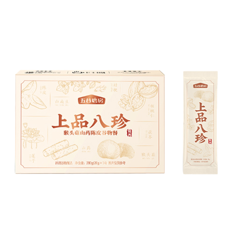 五谷磨房  上品八珍 猴头菇山药陈皮谷物餐  20g*14袋