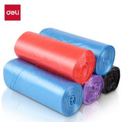 得力（deli） 八角底垃圾袋 33185厚度清晰可见手感厚重