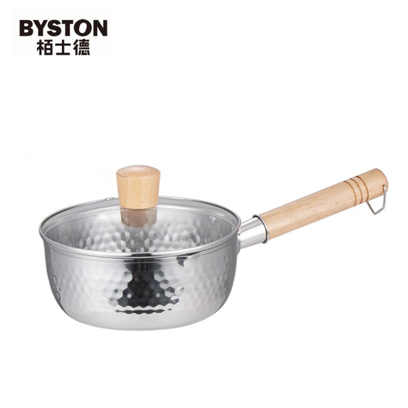 栢士德（BYSTON） 不锈钢雪平锅 奶锅 BST-136