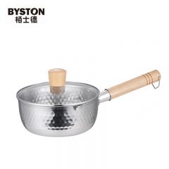 栢士德（BYSTON） 不锈钢雪平锅 奶锅 BST-136