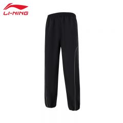 李宁（LI-NING） 舒适保暖中性款运动长裤AYKU893-3黑色3XL