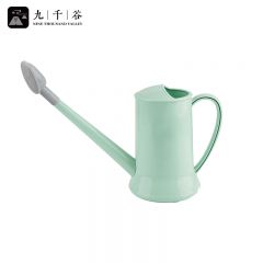 九千谷 洒水壶长嘴 浇水壶2.0L浇水器浇花喷壶喷水壶花洒壶 抹茶绿