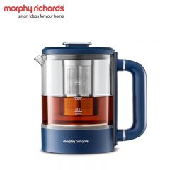 摩飞（Morphyrichards） 破壁机多功能家用静音迷你免滤加热豆浆机辅食机榨汁机养生壶 轻奢蓝 MR1083 轻奢蓝