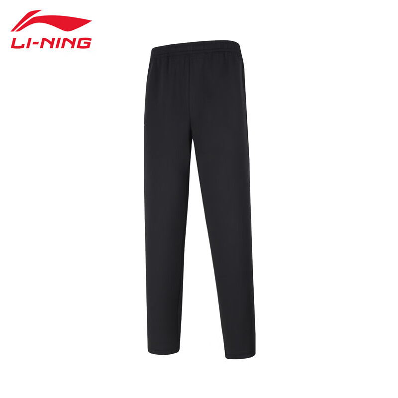 李宁（LI-NING） 舒适保暖男款卫裤AKLU979-1黑色M
