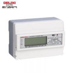 德力西电气  三相四线电子式电能表DTSU6606220/380V1级30(100)A导轨表