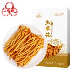 一品爽 虫草花100g 蛹虫草食用菌菇孢子头 山珍干货 炖汤煲汤火锅食材