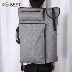 康百（KOBEST）手提双肩背包美术绘画包8K成人户外写生画袋美术袋艺考大容量素描袋防水收纳包 BAG101-8开