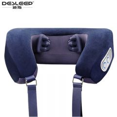 迪斯（Desleep） DE-N01 颈椎按摩器 颈部肩部按摩仪 肩颈按摩仪颈椎按摩枕仿真人揉捏 克莱因蓝