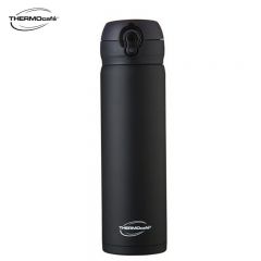 膳魔师（THERMOS） 凯菲保温杯304不锈钢情侣杯弹跳杯便携车载杯CSYT-500生日礼物 磨砂黑